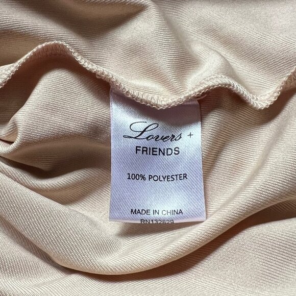 Lovers + Friends Size M Pink Radiant Sleeveless Lace Overlay Shift Mini Dress - Picture 5 of 10